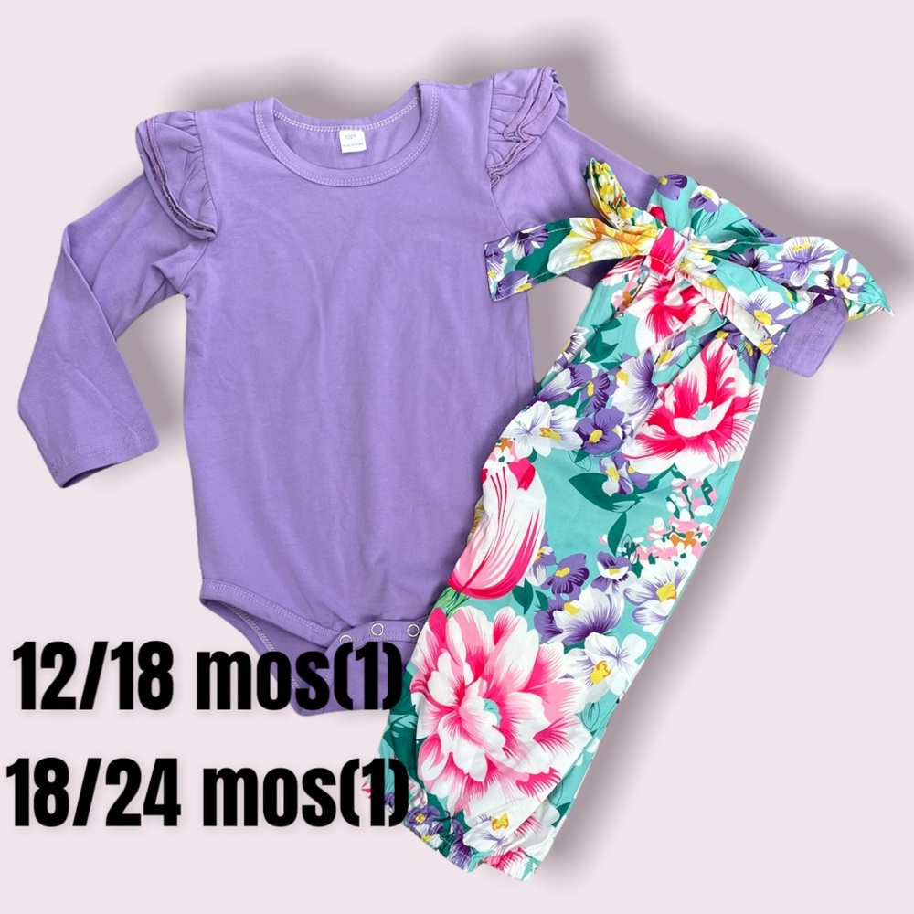 Boutique Baby Girl 2pc Outfit